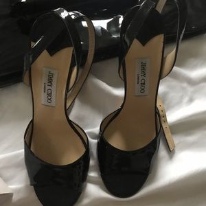 Authentic Jimmie Choo heels worn a few times.
